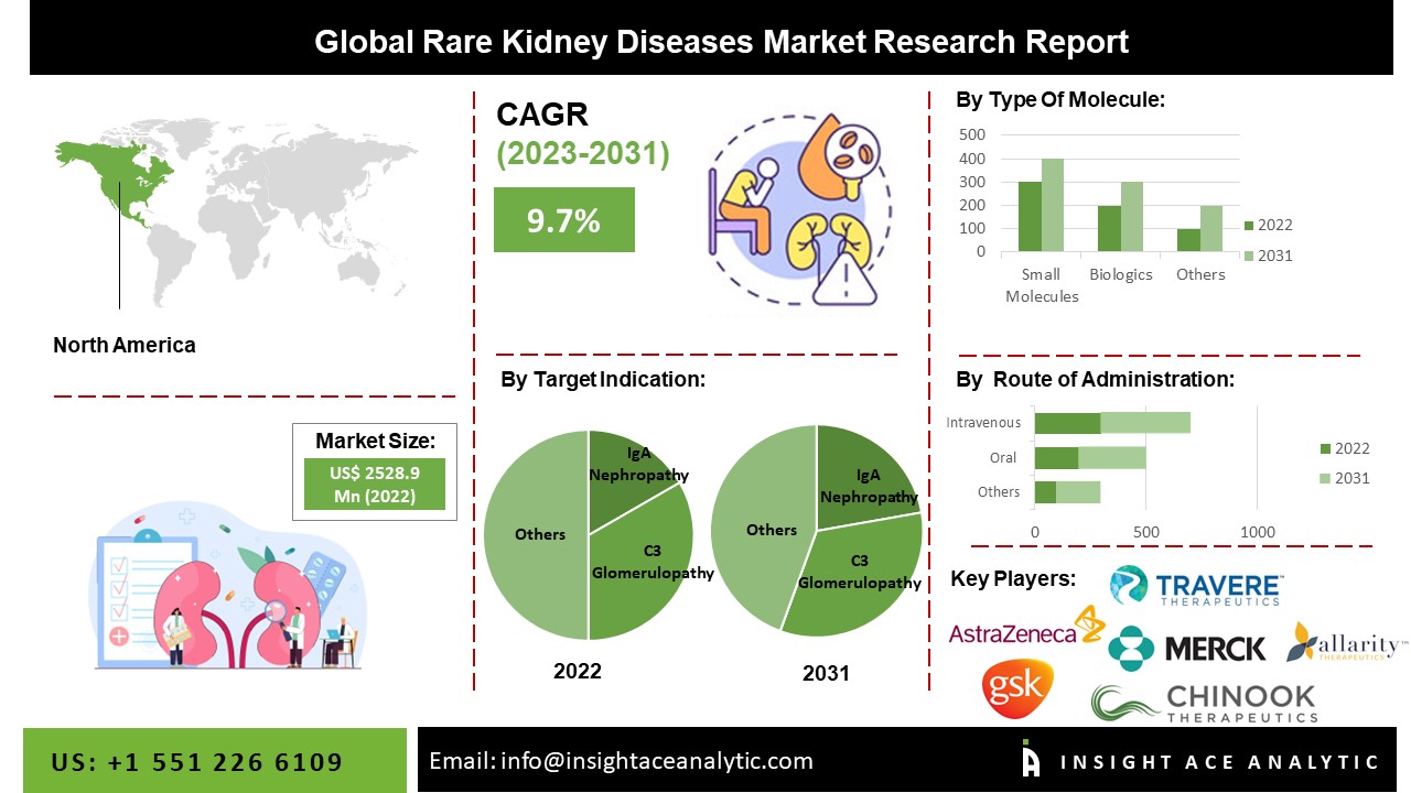 Rare Kidney Diseases Market Share, Size, Growth and Forecast to 2031