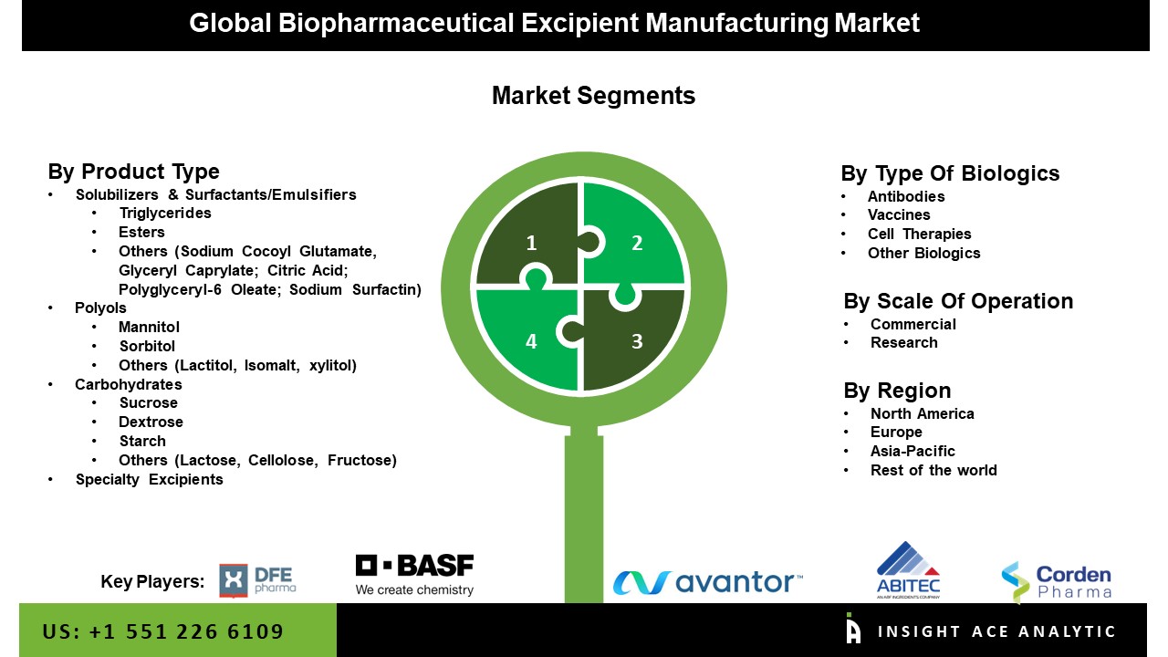 Biopharmaceutical Excipient Manufacturing Market