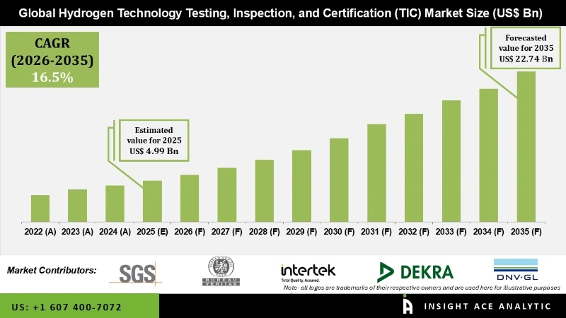Hydrogen Technology Testing, Inspection and Certification (TIC) Market Infographics
