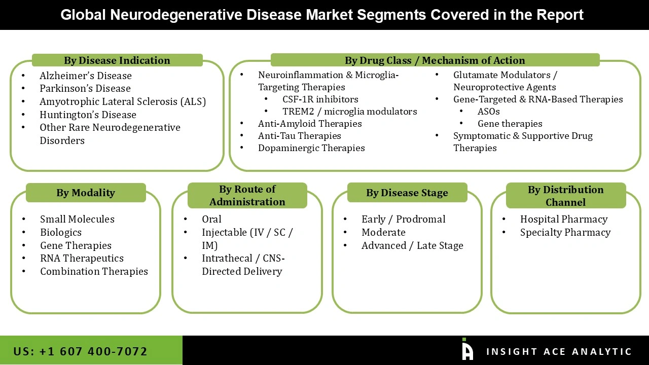 Neurodegenerative Disease Market Segmentations Neurodegenerative Disease Market